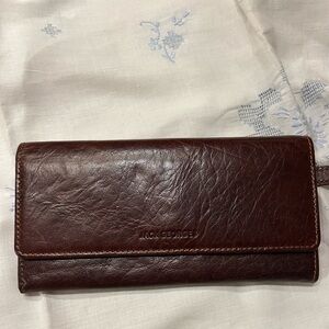 Jack Georges Brown Leather Wallet